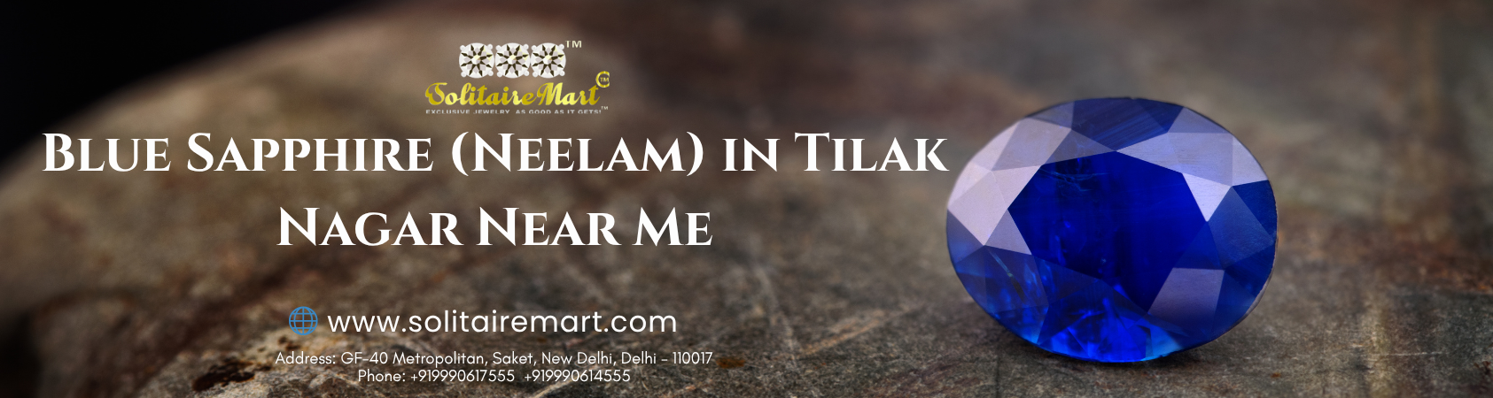 Blue Sapphire (Neelam) in Tilak Nagar Near Me
